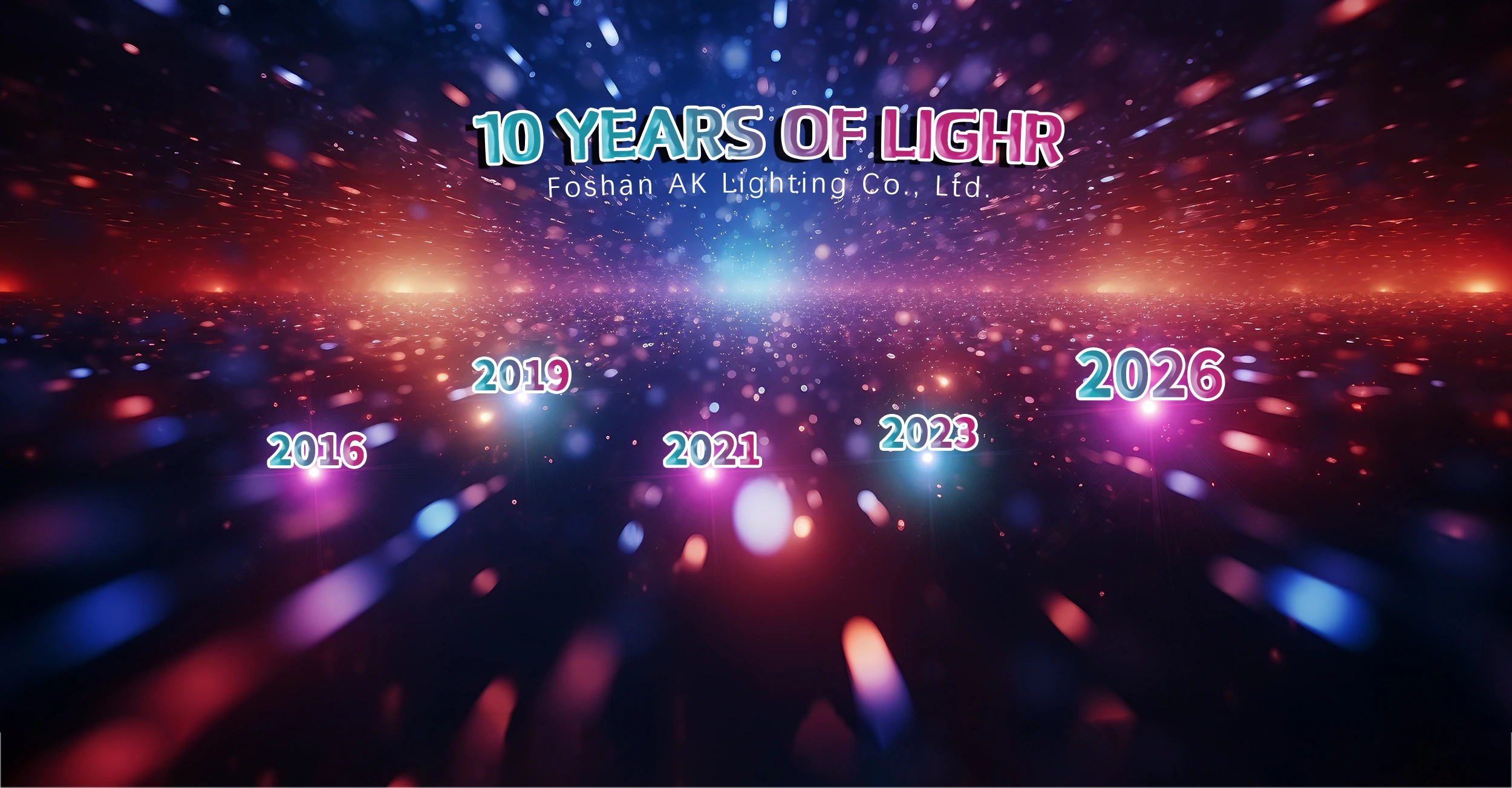 2016-cı ildən Çin LED Səhnə İşıq Təchizatı